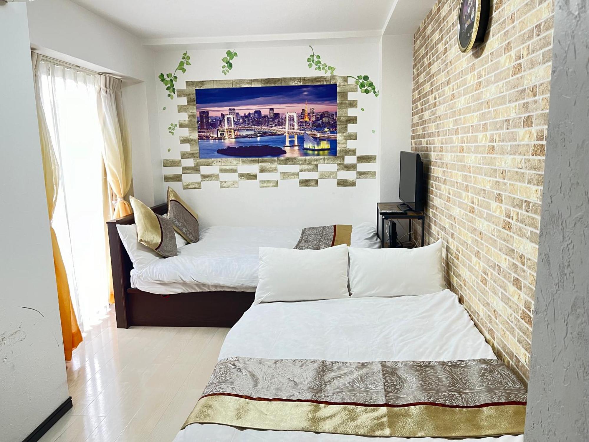 דירות טוקיו 403 Oshiage Sta 3Mins Walk! Wi-Fi & Elevator 4Pax מראה חיצוני תמונה